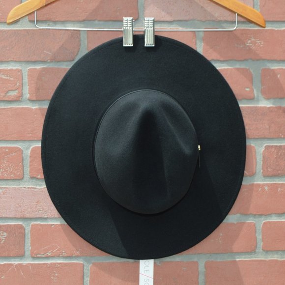 Sole Society Black Wool Structured Hat - Picture 5 of 10